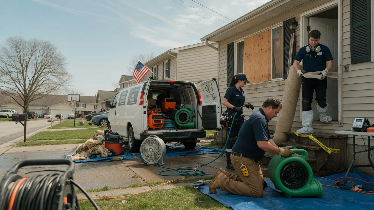 Water Damage Restoration in Fairland, IN near me
